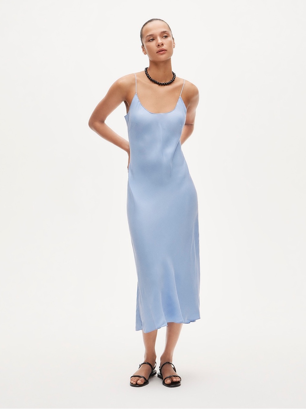 J. Crew Gwyneth Slip Dress in Luster Charmeuse